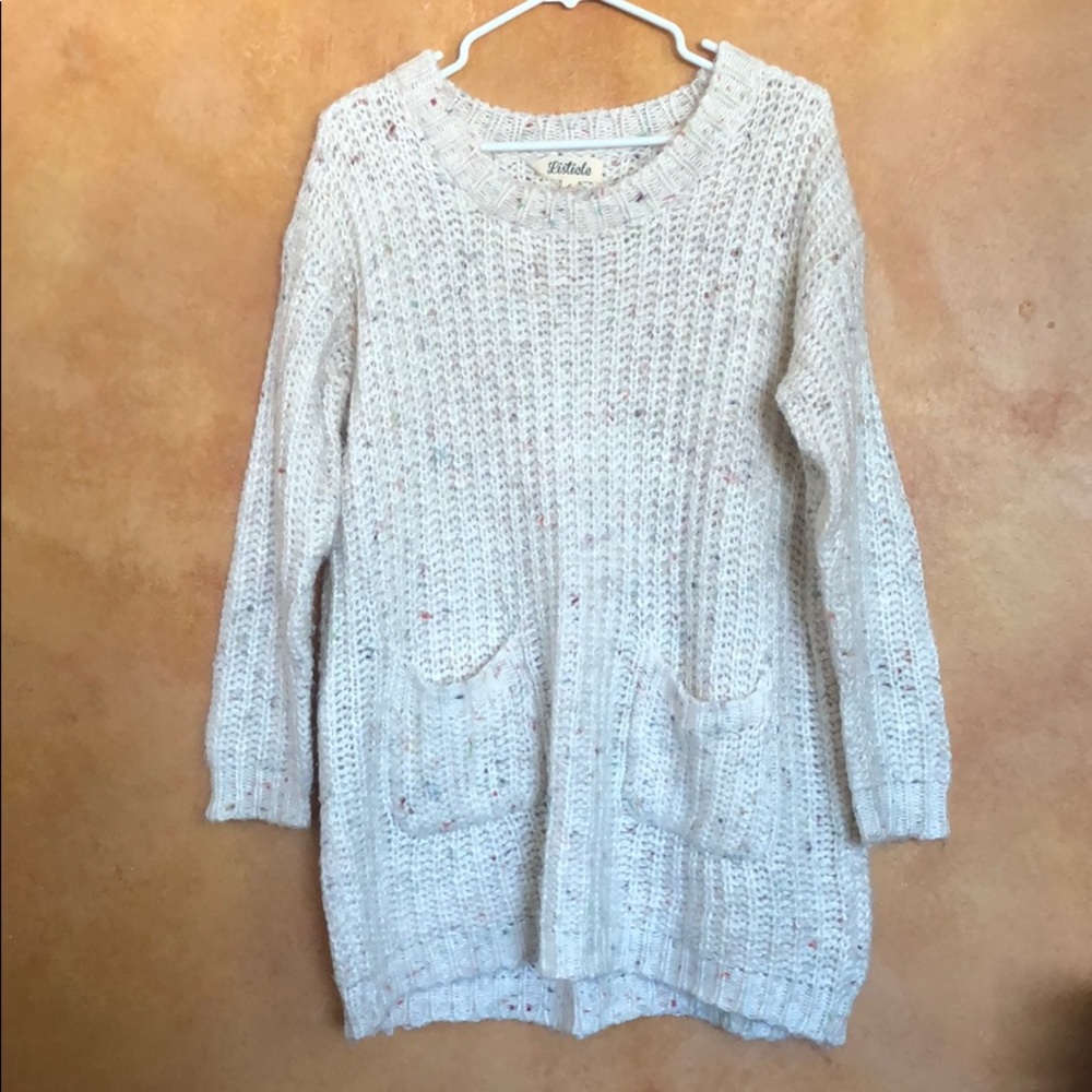 Listicle long sweater